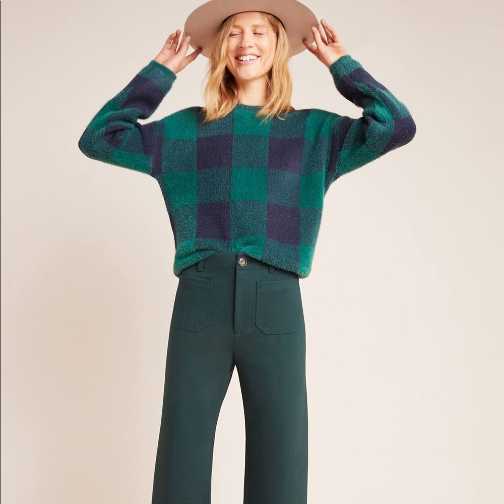 Anthropologie Courtney Wide Leg Pants